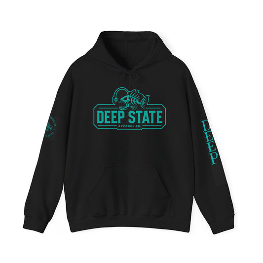 Teal Monogram Hoodie