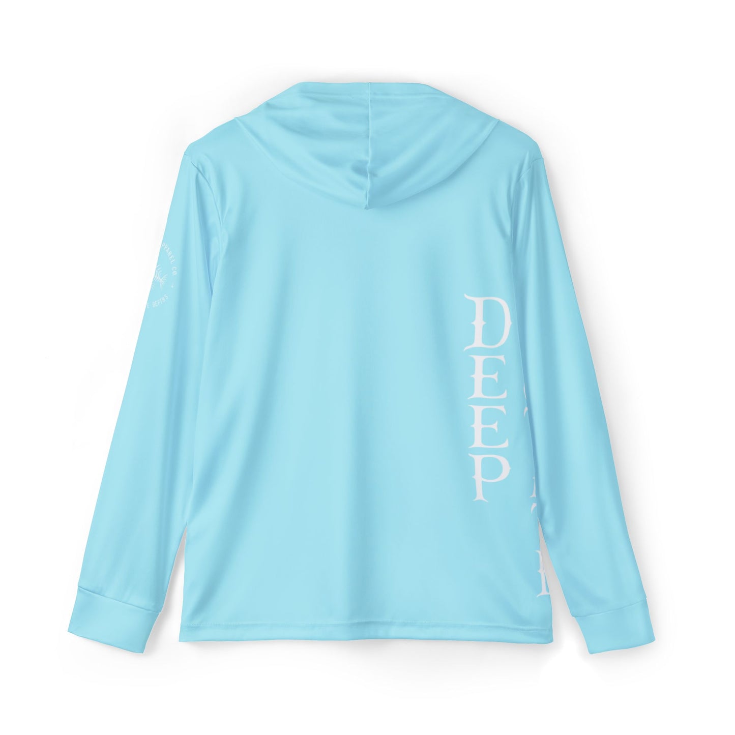 Angry George Hooded Performance Shirt- Sky Blue