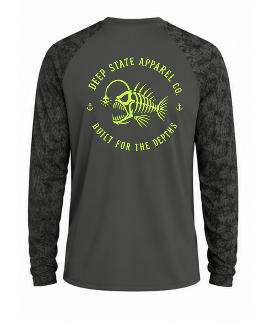 Long Sleeve Digi Camo Performance Tee