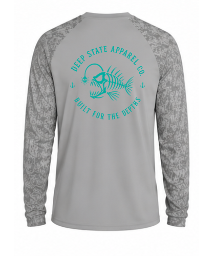 Long Sleeve Digi Camo Performance Tee