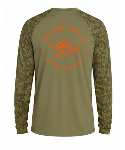 Long Sleeve Digi Camo Performance Tee