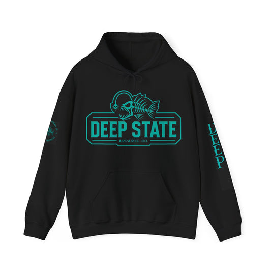 Teal Monogram Hoodie