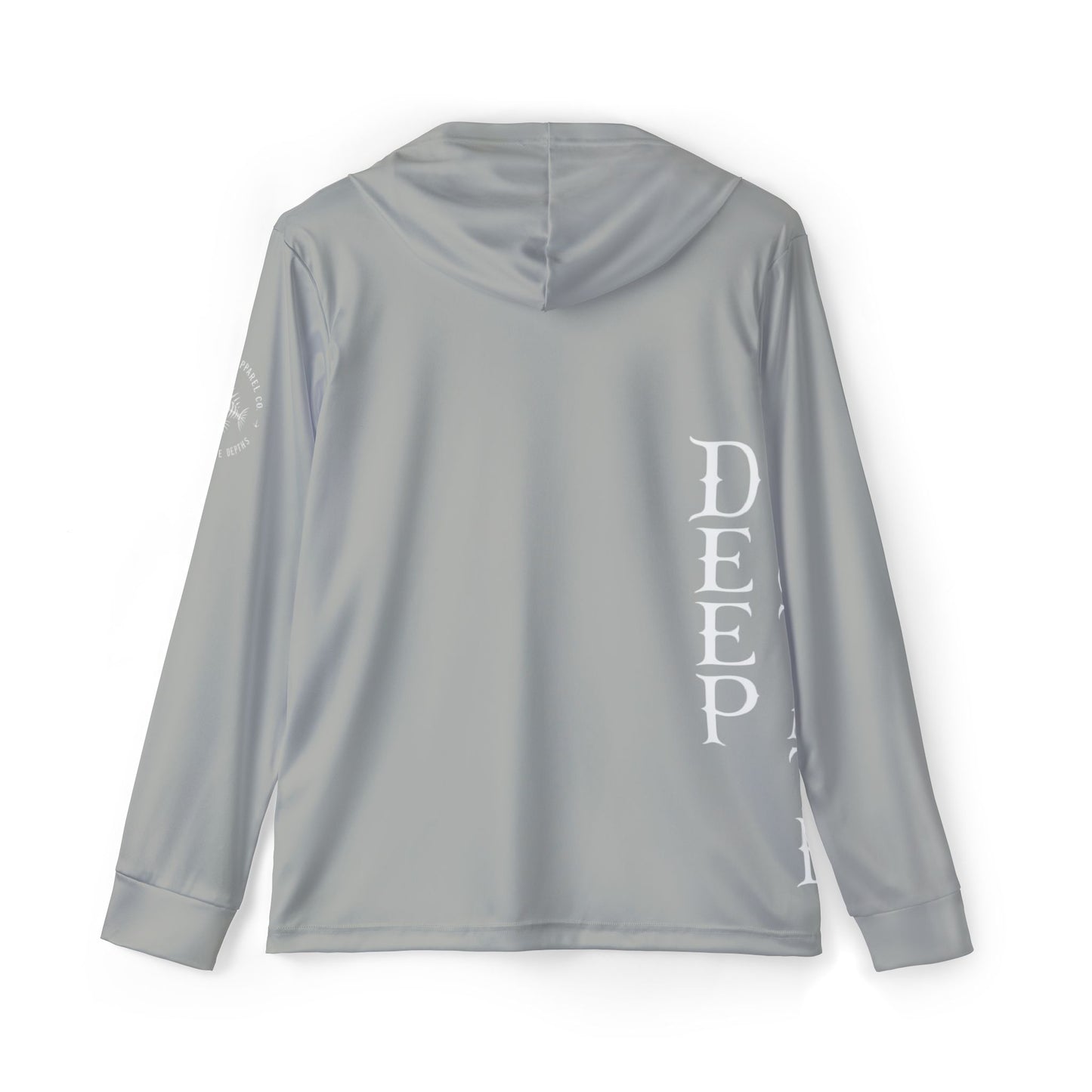 Angry George Hooded Performance Shirt- Grey